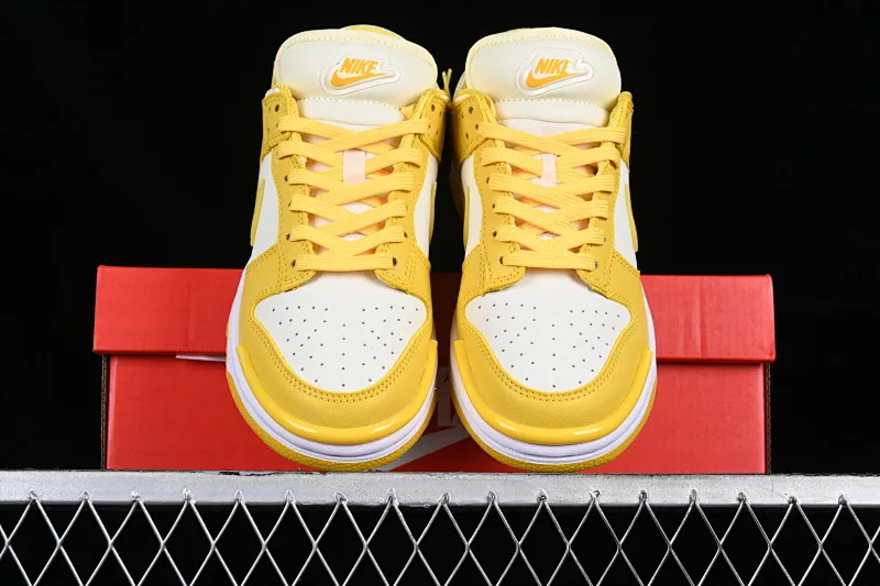 All Categories Nk SB Dunk Series Nk SB Dunk Low Low-top sneakers Cost-effective version Nk Dunk Low Twist "Vivid Sulfur" lemon yellow variant style SB low-top casual sneakers DZ2794-100